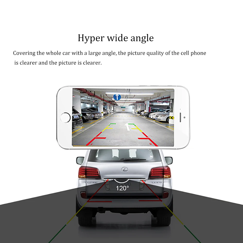 BYNCG Wireless Car Rear View Camera WIFI Reversing Camera Dash Cam HD Night Vision Mini Body Tachograph for iPhone and Android