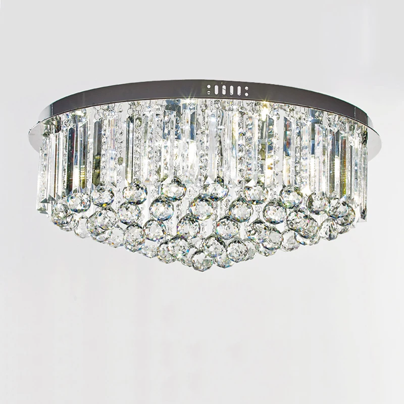 Лидер продаж, круглая хрустальная люстра K9, современный минималистский светодиодный светильник, люстры для гостиной, спальни
