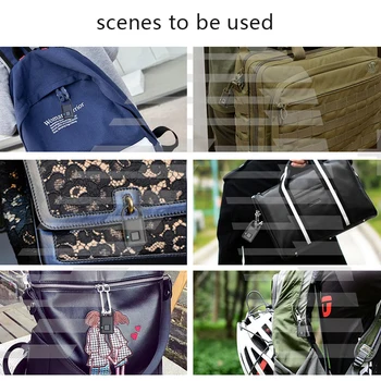 

Smart Fingerprint Padlock USB Charging Anti-Theft Quick Fingerprint Lock Security for Luggage PR Sale