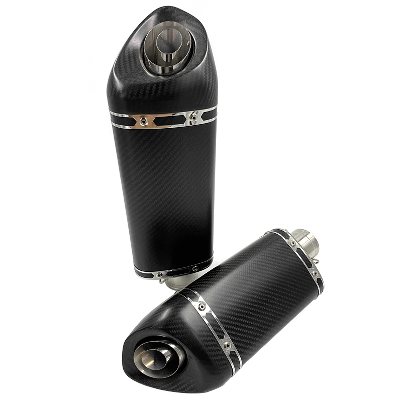 38mm-51mm Modify Exhaust Motorcycle Motocross Exhaust Muffler For KTM DUKE MT-07 MT09 R3 Z900 Z750 CB650R Pit bike escape moto2