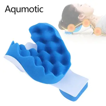 

Aqumotic Neck Pillow Portable Massage Support Pillows Stress Reliever Cervical Cushion Soothing Convex Shoulder Relaxer