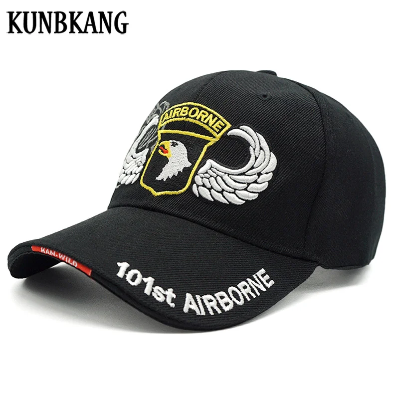 KUNBKANG НОВАЯ шапка Тактическая Военная Кепка США мужские кепки Snapback Casquette Homme Air Force Trucker кепка Snapback Мужская кепка