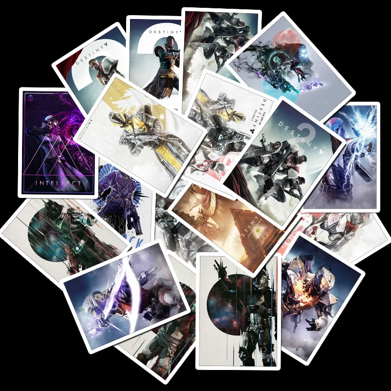 

25 Pcs/Lot Naklejki Kawaii School Sticky Notes Papelaria Game Destiny 2 Sticker Stationery Sticker Waterproof Removable TZ082G