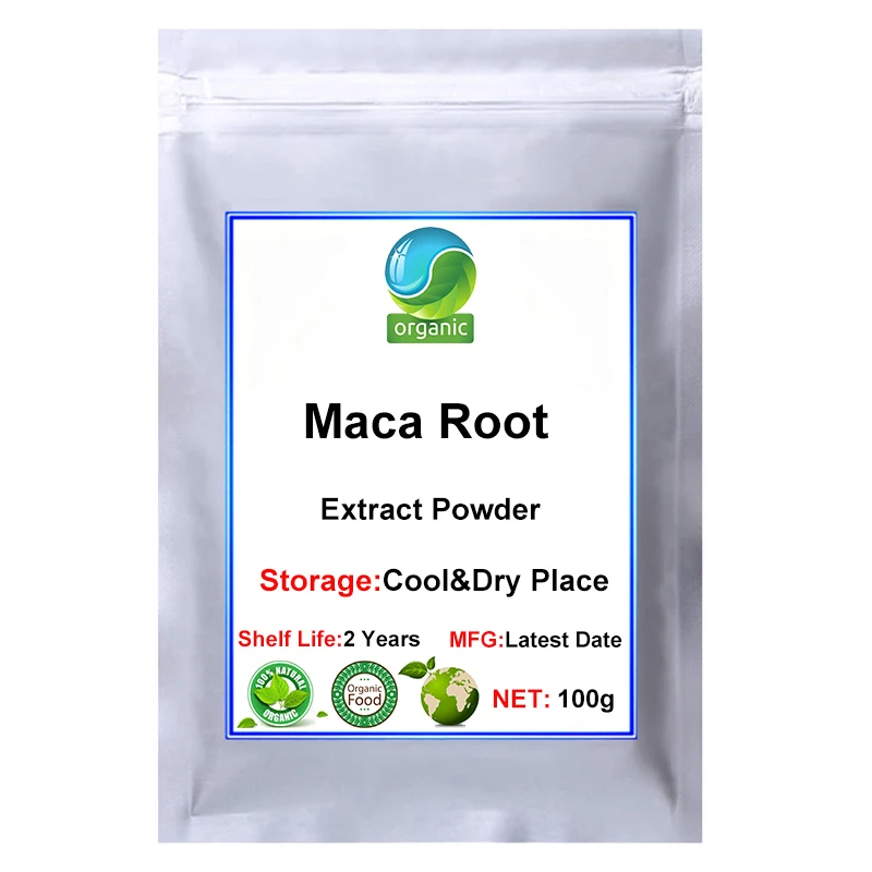 Maca Extract 99% Powder,Lepidium Meyenii for Promoting Libido and Sexual Function,Boost Work Capacity Energy for Man & Women
