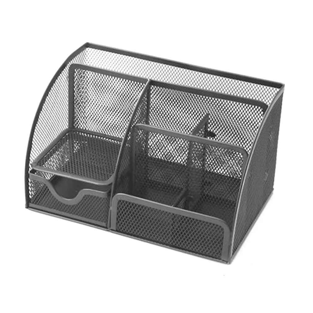 

Large Desktop Management Rack Simple Metal Grid Creative Home Office Storage Finishing