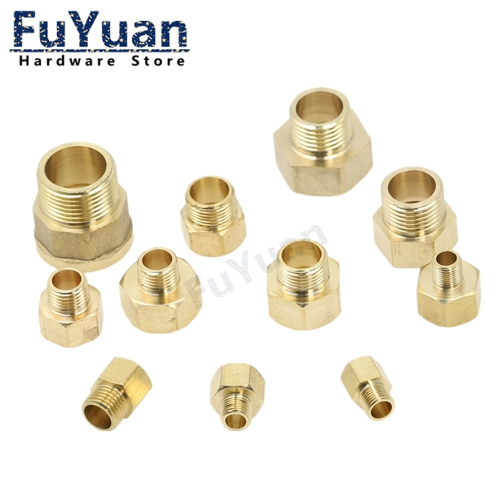 1 шт. медный M/F 1/8 " 1/4" 3/8 1/2" 3/4 &quotBSP с наружной резьбой латунный адаптер муфты