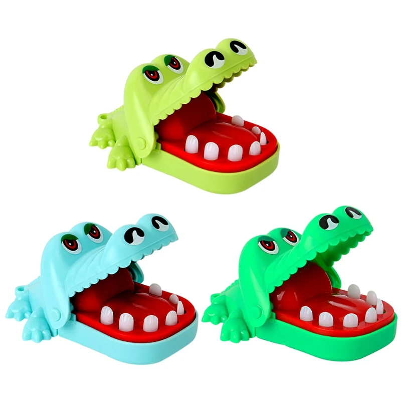 Crocodile Teeth Toys Game for Kids Crocodile Biting Finger Dentist Games Funny Toys Creative Keychain Pendant for Kids
