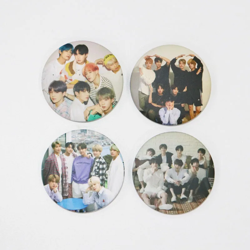 7 7 шт./компл. Kpop Bangtan boys шпильки love yourself слезы альбом набор брошей значок аксессуары Одежда Шпилька, ювелирное изделие в подарок для вентиляторы - Окраска металла: 7