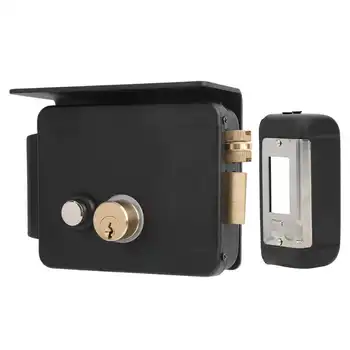 

electronic door lock cerradura inteligente DC12V Electric Door Lock Connecting Rod Access Control System Integrated