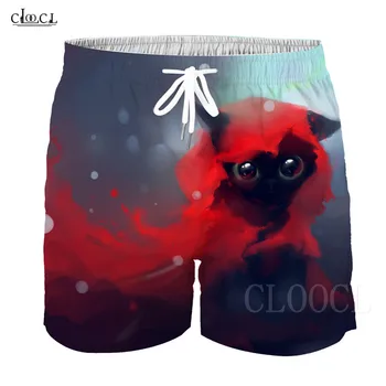 

Cute Summer Shorts For Girls Pants Cartoon Cat 3D Print Baby Boy Shorts Casual Streetwear Children Short Fashion Kids Sportswear