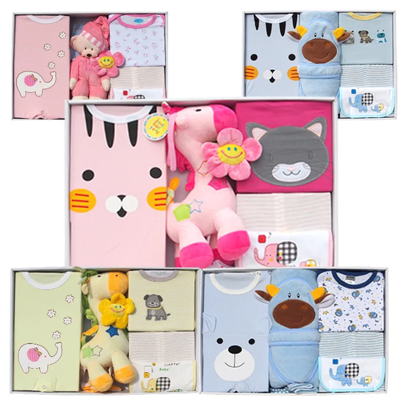 Baby Gift Box Set New Birth High-end Clothes Newborn Babies Full Moon Goods Spring Summer Autumn And Winter Four Seasons | Детская
