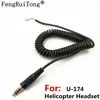 Helicopter Headset Replacement Cable with U-174/U Military Connector ► Photo 2/5