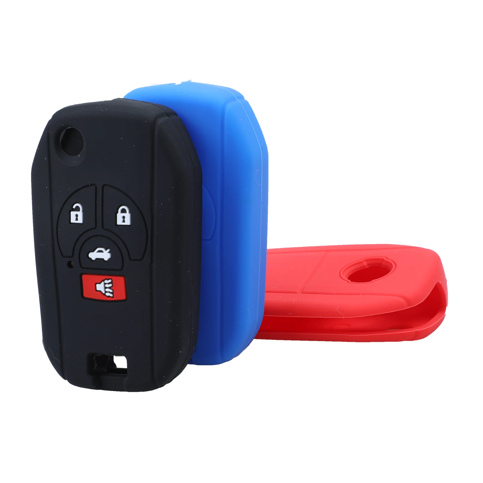 Jingyuqin 30p Cocolockey 4B резиновый автомобильный брелок, пригодный для Nissan Maxima Altima Sentra Versa дистанционный автомобильный чехол для ключей
