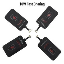 Récepteur de chargeur sans fil rapide pour iPhone 7 6plus 6s 5 Micro USB type C connecteur adaptateur de charge sans fil pour Samsung Xiaomi(China)