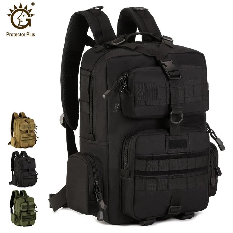 Men's 30L Tactical Backpack Outdoor Military Molle Sports Rucksack Waterproof Hiking Climbing Camping Travel Army | Спорт и