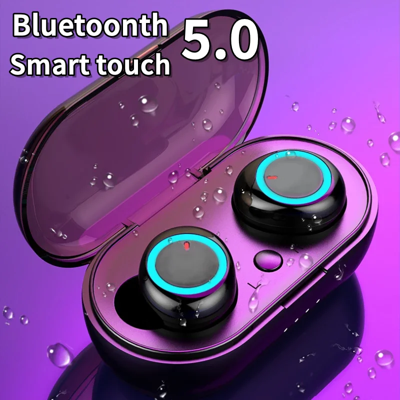 Bluetooth 5 0 наушники Y50 беспроводные 9D стерео гарнитура спортивные