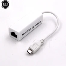 Micro adaptador de cartão de rede ethernet usb para ethernet rj45 para windows 7/8/10 android tablet ic rd9700 ethernet lan
