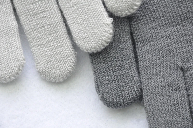 cute baby accessories Wecute Gloves for Over 12 years Old Men and Women Thickened Warm Cycling Gloves New in Autumn And Winter Solid Color Knitted born baby accessories	