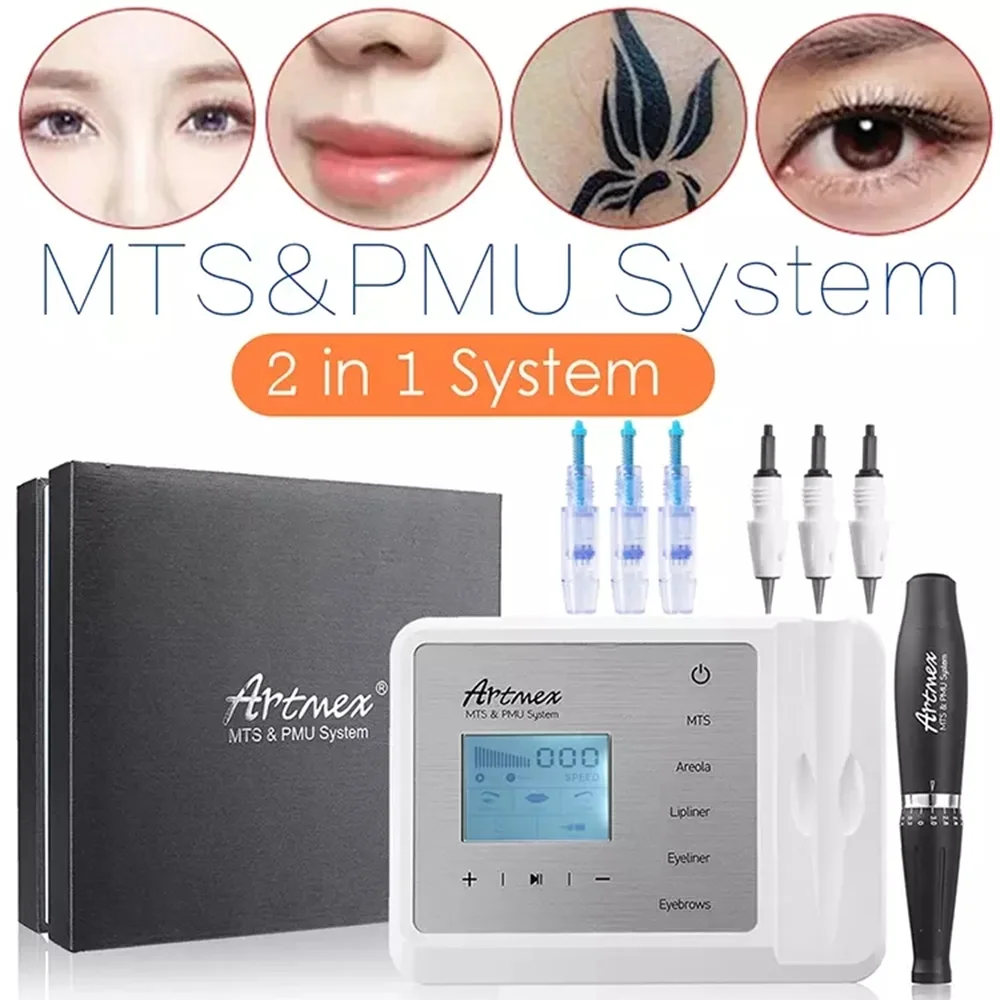 Swiss Motor Artmex V9 Semi Permanente Trucco Macchina Di Bellezza Dr Penna Dermapen Micro Ago Mts Pmu Lip Liner Kit Tatuaggio Micro Penna