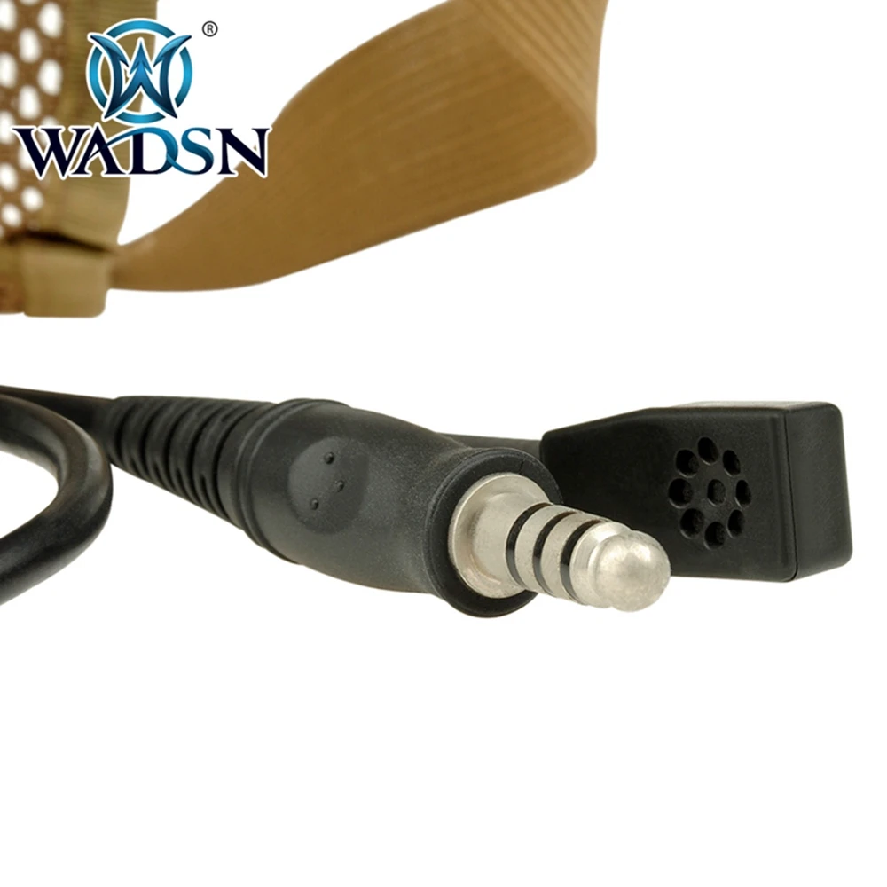WADSN Tactical Bowman Elite II Гарнитура+ Push To Talk Softair U94 PTT+ Kenwood Baofeng Радио страйкбол комплект наушников WZ027-WZ113-DE