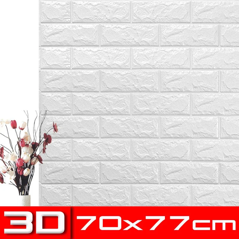 3D-наклейки на стену в виде кирпича для гостиной сделай сам ПЭ обои панели комнаты