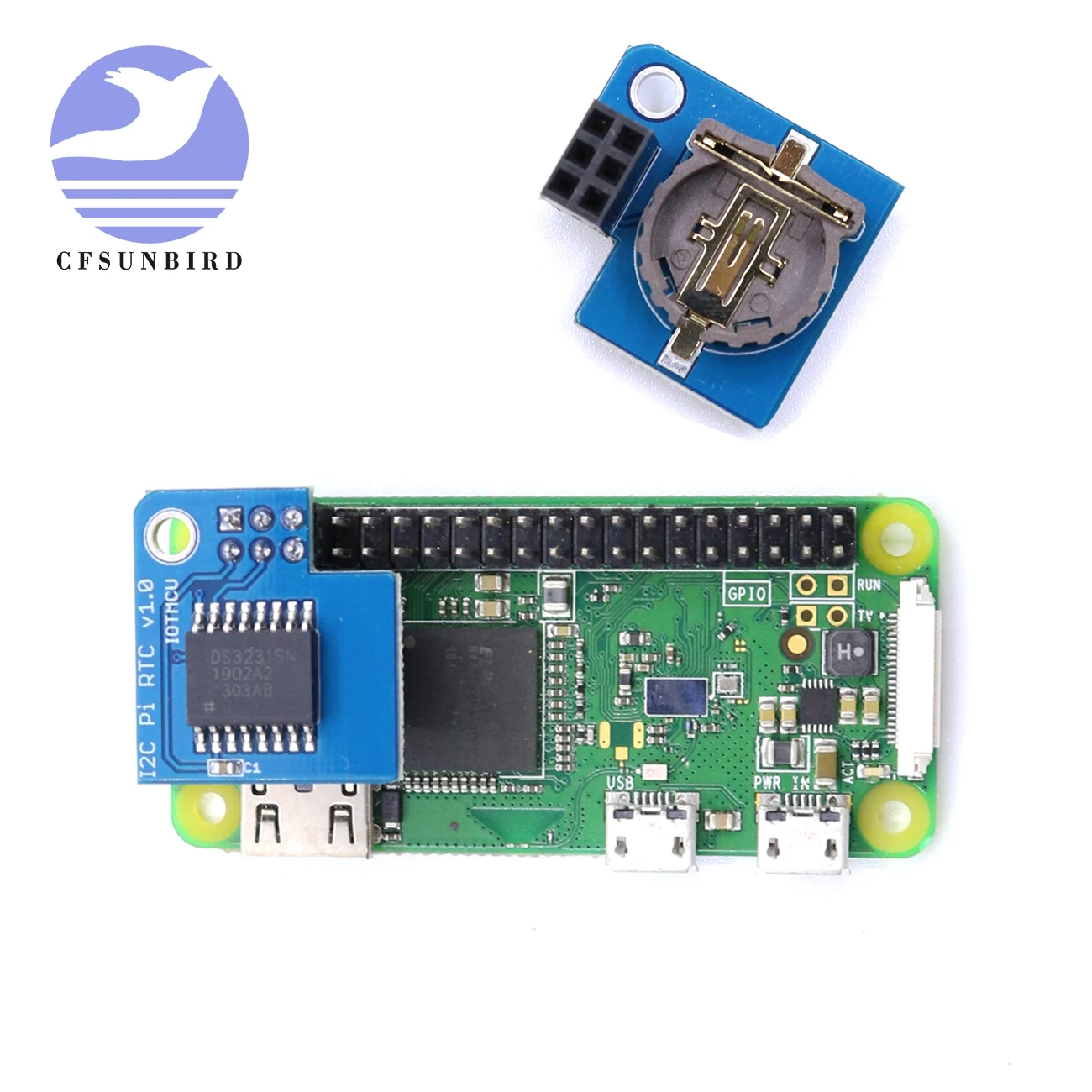 DS3231 I2C Pi RTC/Часы с батарейками в режиме реального времени(RTC) для Raspberry Pi 4
