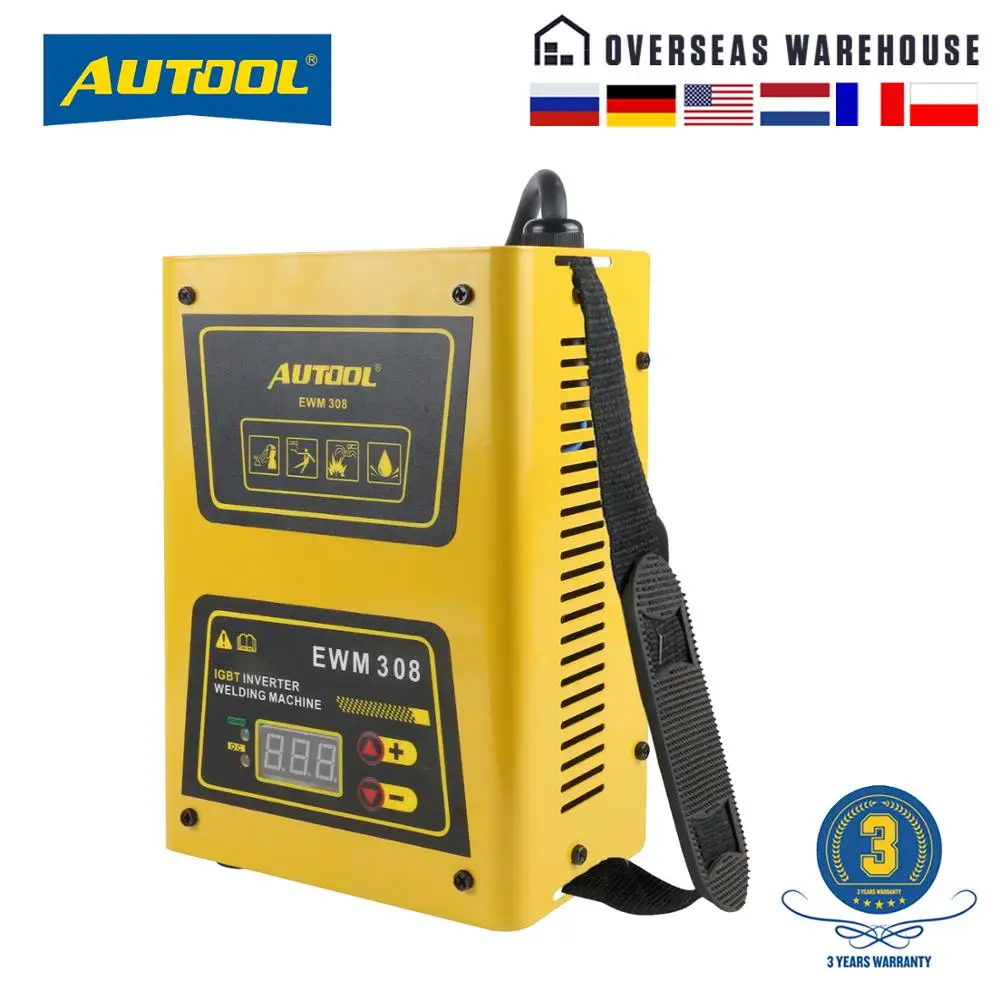 Новый сварочный инвертор постоянного тока AUTOOL 308 Mini ARC 220 В IGBT MMA аппарат 120/160/200/250 а