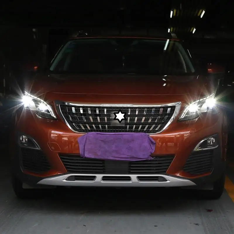 Дневные наружные Luces ходовые автомобили Cob Neblineros Led Para Автомобильные фары автомобильные фары в сборе 17 18 для peugeot 4008