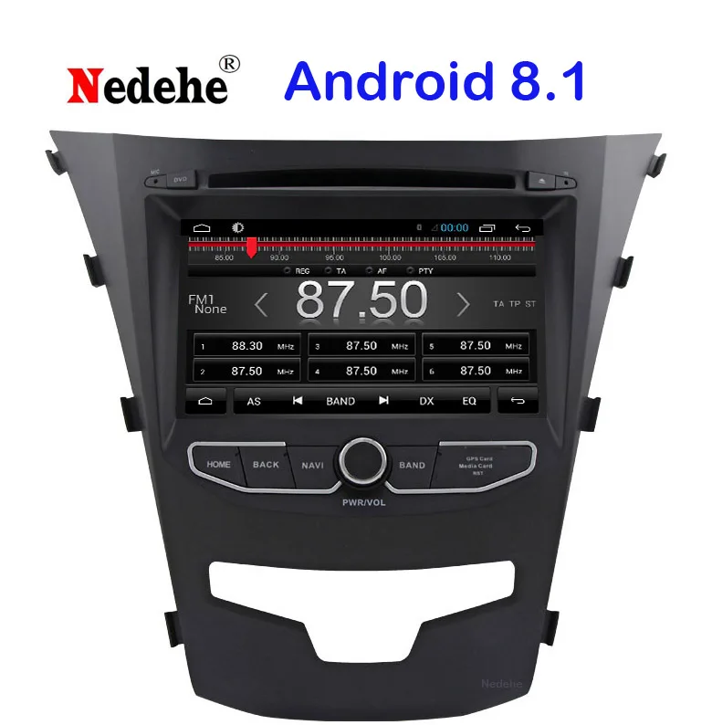 

Quad core Android 8.1 Car DVD GPS Navigation for SsangYong Korando Actyon 2014 2015 Car Radio Stereo Wifi 3G DVR Mirror link