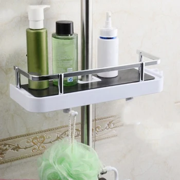 

Useful Bathroom Shower Storage Rack Holder Organizer Tray Shower Bracket Holder Washing Shower Shampoo Basket Bathroom Storage