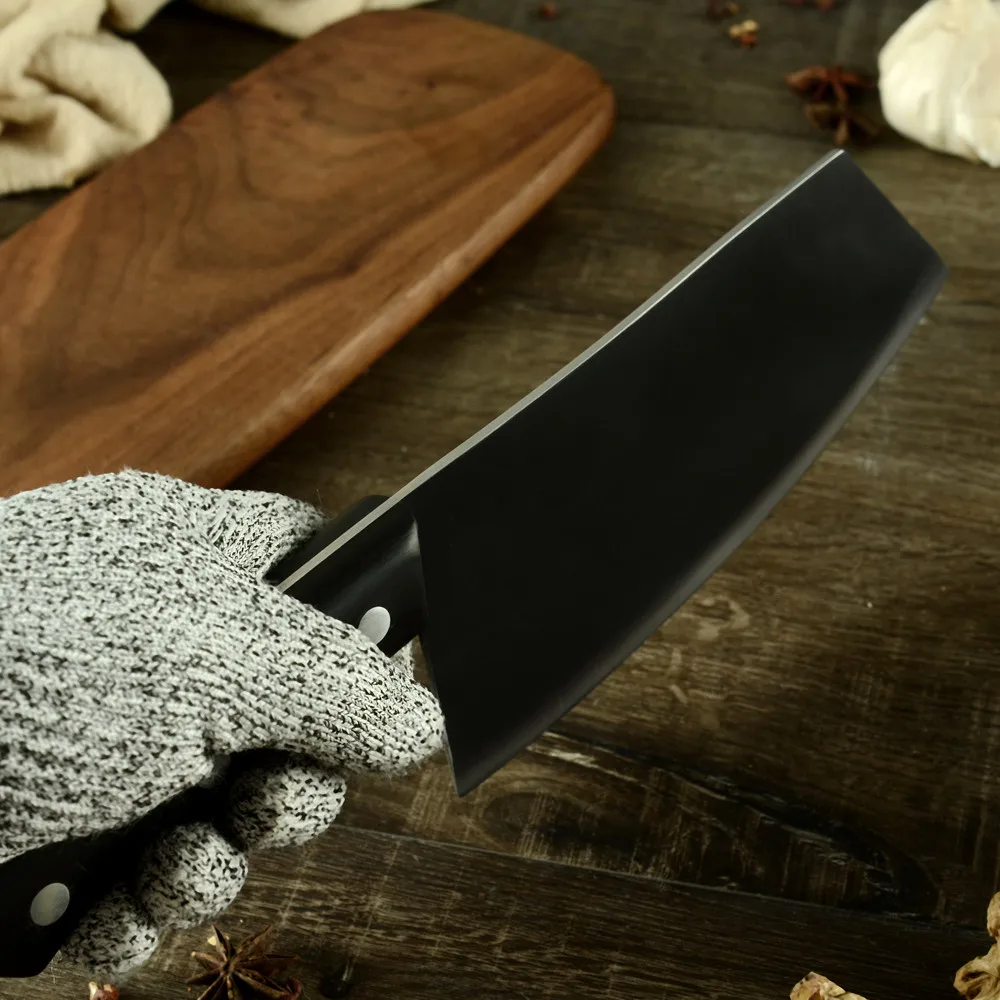 Дамасский 7 дюймовый нож мясника профессиональные ножи шеф повара инструмент для