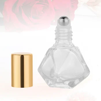 

5PCS 8ML Glass Roll-on Bottles Creative Rolling Balls Bottle for Travel Outdoor