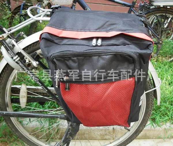 Bicycle Rear Rack Bag Mountain Bike Two Pack Bicycle after Double Pack Saddle Bag Wholesale Bike Packet