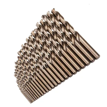 

25pcs 1-13mm Twisted Lathe Drill Bit M35 Cobalt Hole Opener Saw Round Shank Set