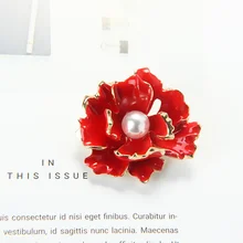 Подвеска со стразами Camellias брошь воротник булавка изысканный