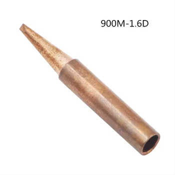 

900M 1.6D Pure Copper Soldering Iron Tip Lead-free Welding Sting For Hakko 936 FX-888D Saike 909D 933 Soldering Iron Station