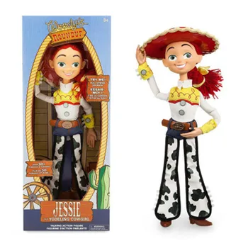 

40CM Disney Pixar Toy Story 3 4 Talking Woody Jessie Action Figures Cloth Body Model Doll Limited Collect Toys Kids Gifts M4501