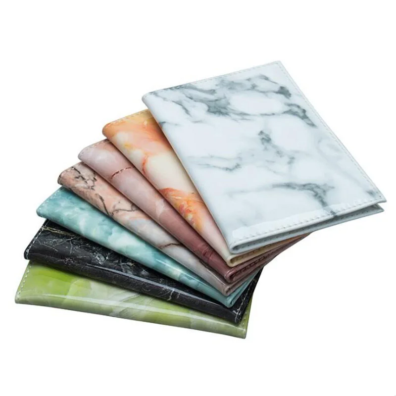 

Passport Cover Waterproof Passport Holder Travel Cover Case Passport Holder Paspoort Pakket High Quality Colorful Marble Style