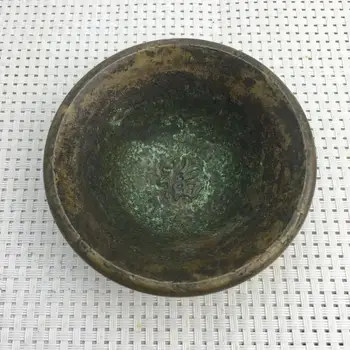 

Chinese Old Copper Collection Pure Copper Fives blessing bowl