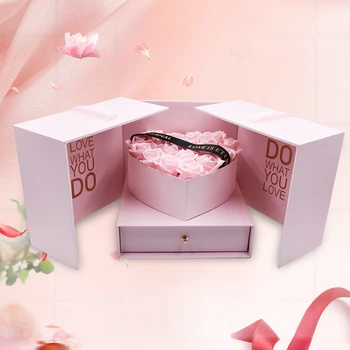 

Soap Foam Flower Rose Gift Box Christmas Decorations Home Wedding Party Decor Gifts Souvenir