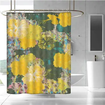 

Hotel Quality Polyester Shower Curtain Shower and Bathtub
