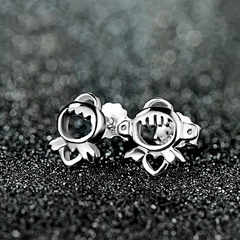Jellystory модные 925 пробы серебряные серьги-гвоздики для женщин ювелирные изделия серьги для свадьбы День рождения подарки