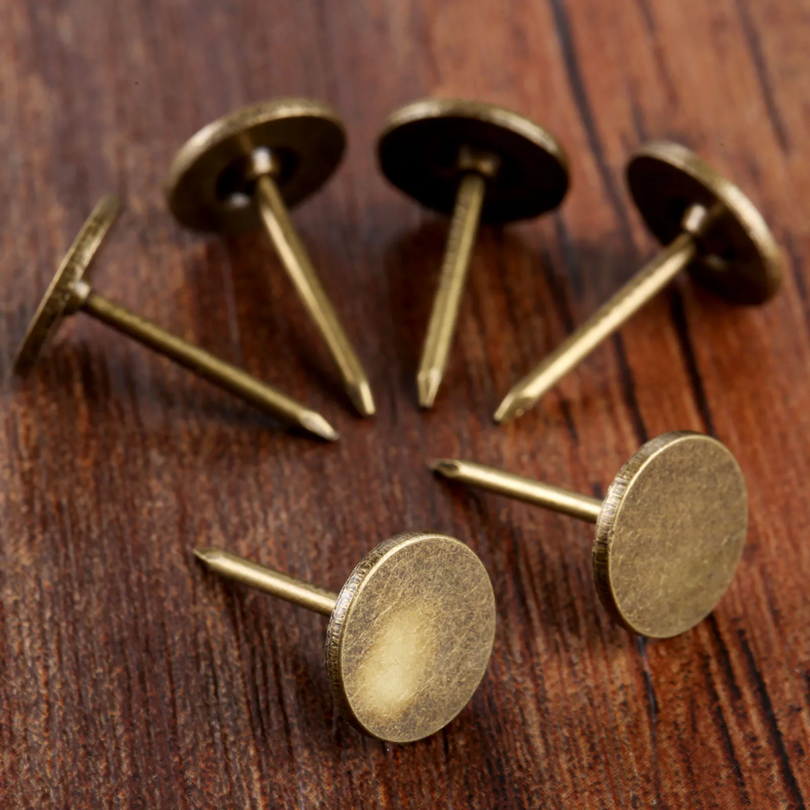 Upholstery Nail 100pcs Flat Upholstery Nails Sofa Studs Pins Tacks