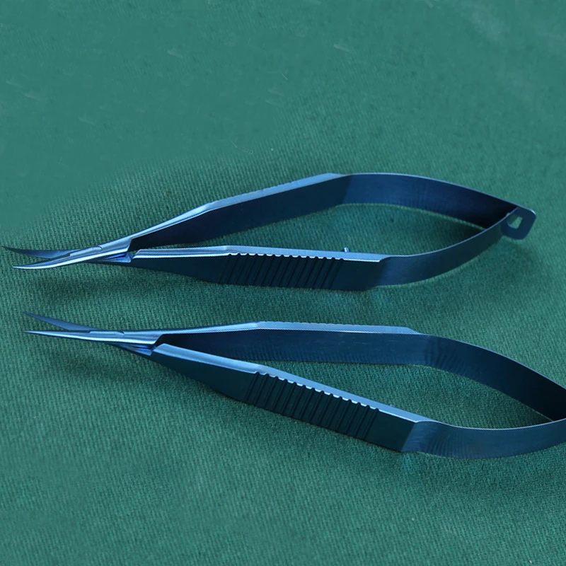 

New 11cm Stainless steel ophthalmic microsurgical instruments Micro scissors