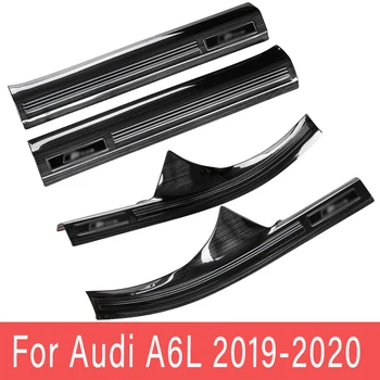 

For Audi A6L 2019-2020 Threshold Sticker Inside Door Sill Welcome Pedal External Refit Interior Decoration Strip AL