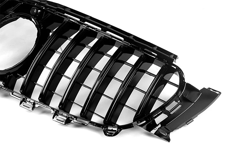 GTS Style Grille W238 Sport E63 ABS Black With camera Fit For MercedesMB E class E200 E250 E300 look grills Without sign