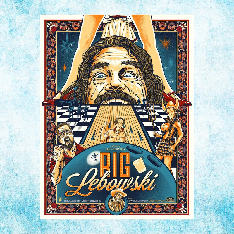 Большой Шелковый плакат Lebowski 13x18 24x32 дюйма 003|Рисование и каллиграфия| |