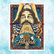 Большой Шелковый плакат Lebowski 13x18 24x32 дюйма 003|Рисование и