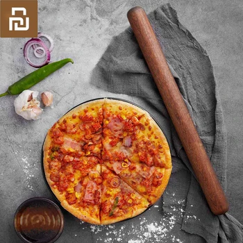 

Youpin Natural Log Rolling Pin Fine Sanding Without Added Chemical Coating Non-Stick Cooking Tools 32*400mm