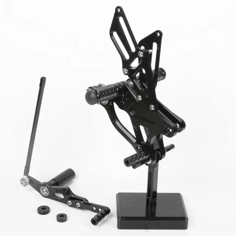 Для Yamaha YZF R1 2009 2010 2011 2012 2013 ЧПУ Rearsets подножки подножек задний тормоз переключения регулировки в комплекте; Серебристые черный, красный
